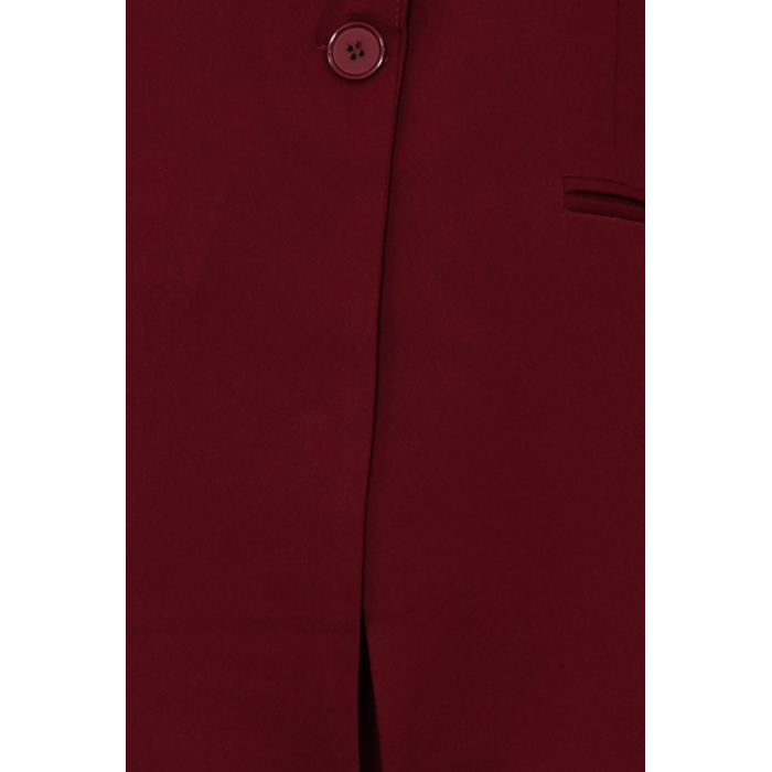 Елегантно сако в цвят бордо
