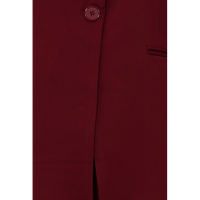 Елегантно сако в цвят бордо