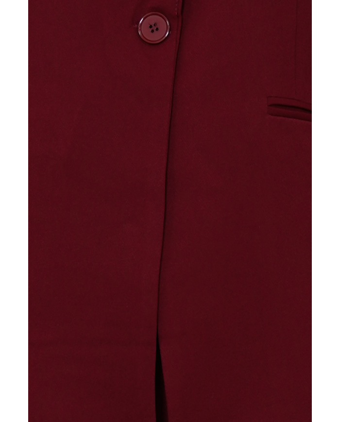Елегантен панталон в цвят бордо