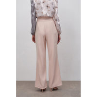 Елегантен панталон с висока талия в светло пясъчно-бежово