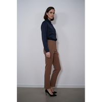 Елегантен панталон в топло кафяво/камел